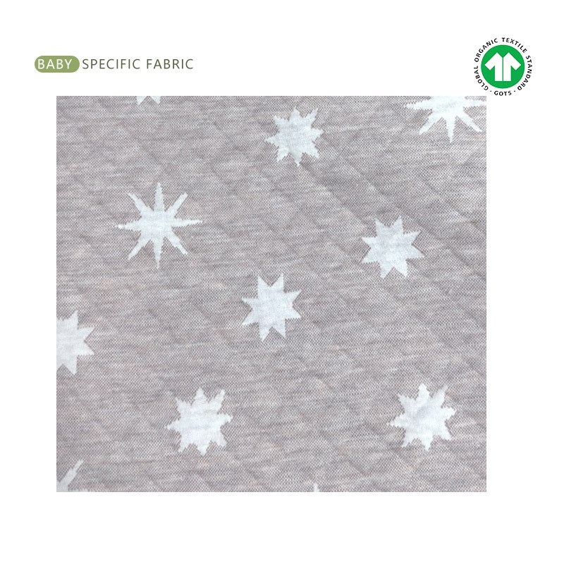 全棉几何提d花空气层面料 300克面包格针织面料 休闲服卫衣面料