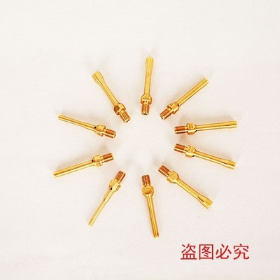 走心机津上背轴出水斯大顶针弹出头M8加长顶杆黄铜顶料M10M5M6M12