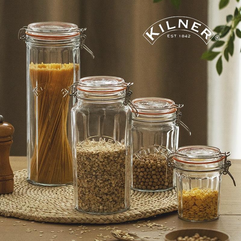英国Kilner密封罐杨梅泡酒腌菜坛子陈皮存储物收纳蜂蜜果酱玻璃瓶