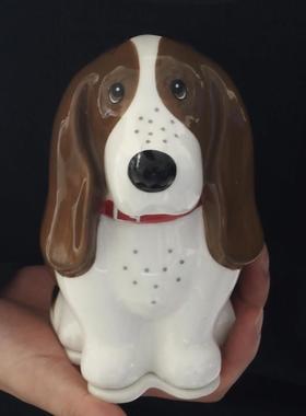 双子商店 创意可爱狗狗陶瓷香炉摆件 陶瓷比格犬造型香炉扩香容器