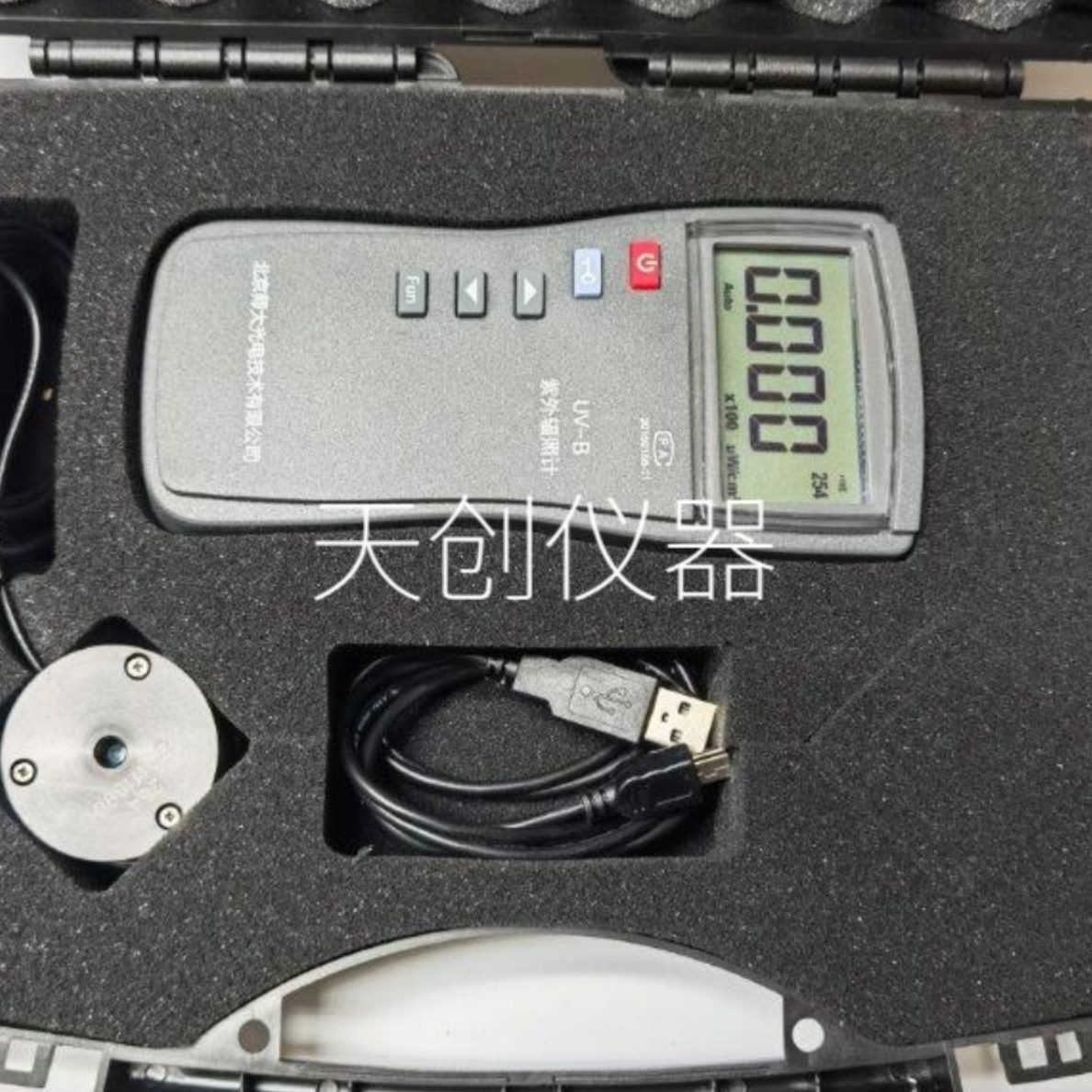 或97探头m照度计紫外线灯通道紫外辐照4-n计25m2型单nUVB大北师