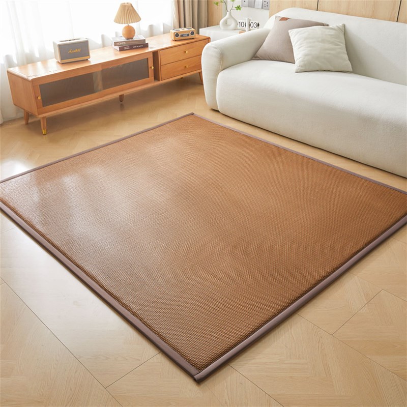 新款凉席地垫榻榻米床垫大炕垫子打地铺神器午P睡垫家用藤席可定