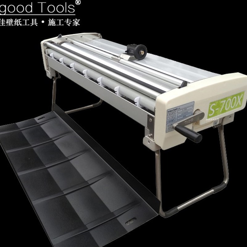 手摇70公分带脚架上胶机打胶机涂胶机过胶机上胶机计米器内外牙