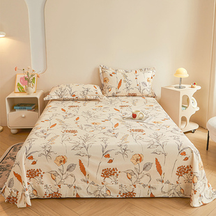 2024新款 通用 全棉生态磨毛单件床单防滑 单件床笠家用四季