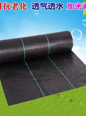 。耐用农业防草布除草布果园果树遮草布盖草布园艺地布黑色透水地