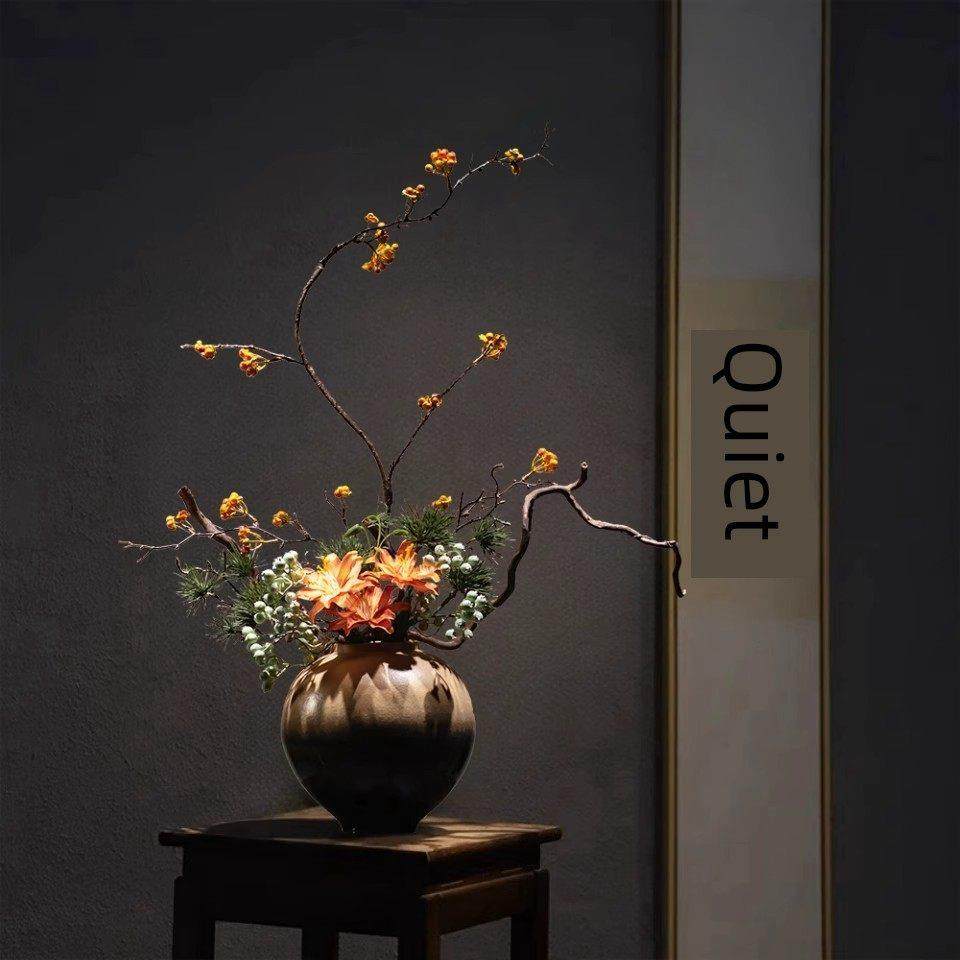 新中国风陶瓷花瓶模彷宋代民宿酒店桌面入口桌面侘侘风格插花装饰,家居饰品,花瓶,淘宝优惠券,粉丝福利购,淘宝优惠卷