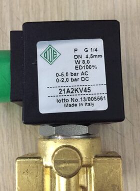 意大利ODE电磁阀21A2KV45 G1/4
