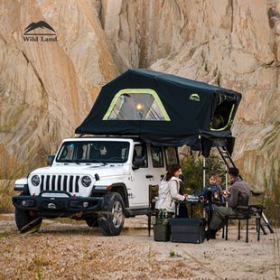 秋野地广厦pro车顶帐篷硬顶皮卡轿车折叠大空间自驾游户外露营帐
