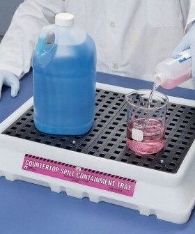 p平台防台面防137漏 实验室装平台溢盛ak盘盛 桌面装 溢盛