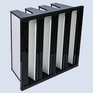 大风量效过滤器 制 塑胶框V型过滤器 实验室车间亚效过滤器定