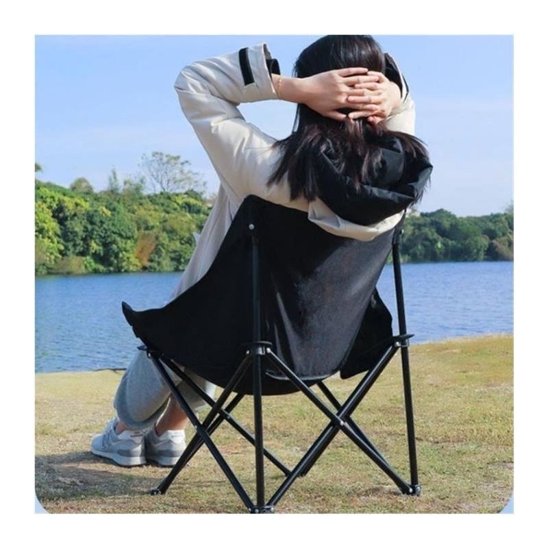 月亮椅户外折叠椅折叠椅子野外露营钓鱼凳子野餐美术生躺椅写生椅