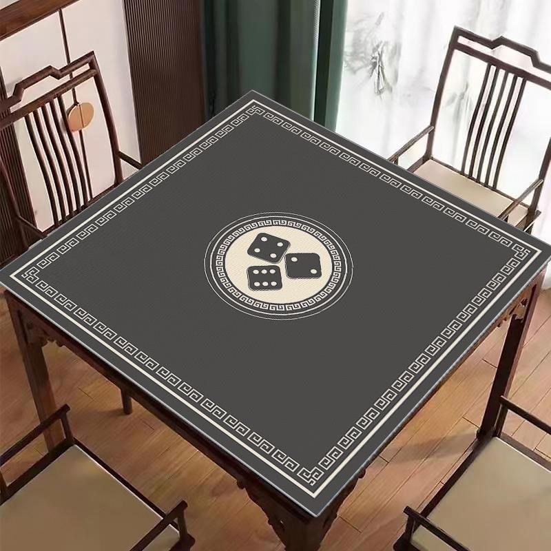 麻将桌桌布垫子加厚静音手搓麻将桌垫正方形四方桌布扑克专用垫子