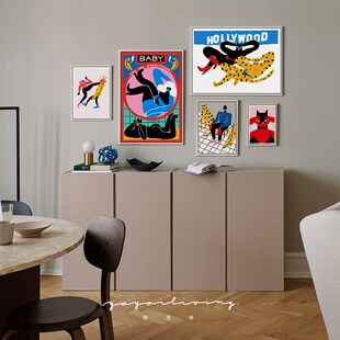 弥生志 立陶宛怪力乱神家居设计客厅餐厅卧室玄关装饰画照片墙