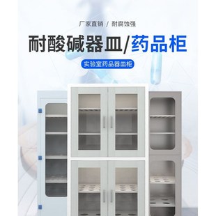 藥品柜試劑柜樣品柜儀器柜實驗室全木pp全鋼不銹鋼帶鎖玻璃器皿柜