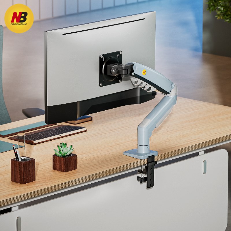 NB F80-XV 显示器机械臂电脑屏幕支架 托架桌面升降旋转VESA
