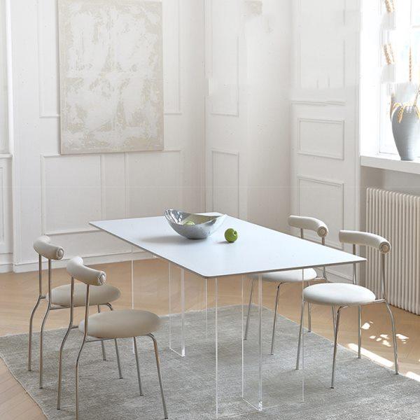 岩板餐桌家用轻奢现代简约小户型饭桌客厅长方形悬浮餐桌椅组合,住宅家具,岩板餐桌,淘宝优惠券,粉丝福利购,淘宝优惠卷