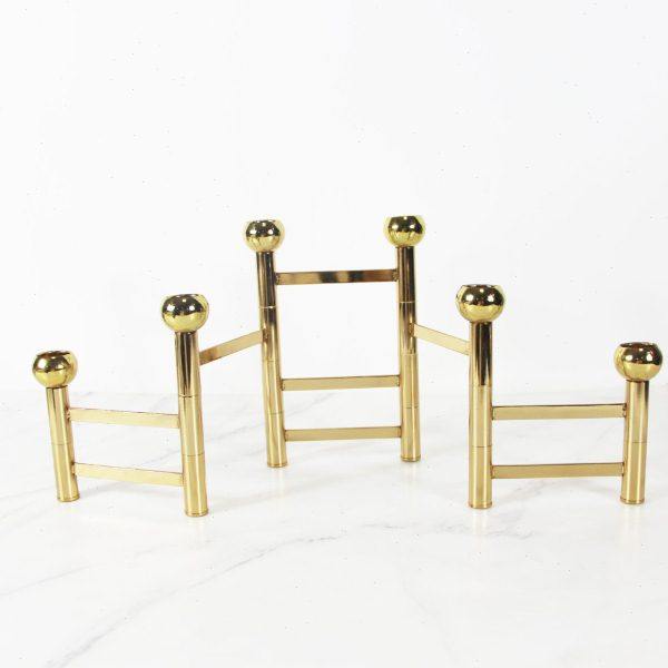 创意金银色折叠金属多头蜡烛台北欧现摆件样板间软装饰品,饰品/流行首饰/时尚饰品新,摆件,淘宝优惠券,粉丝福利购,淘宝优惠卷