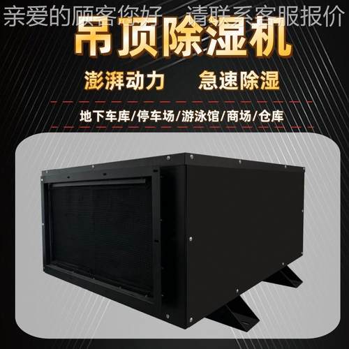 湿防界定制款顶工业吊除湿机 SJDD-QE温室大游泳馆壁挂棚式抽湿机