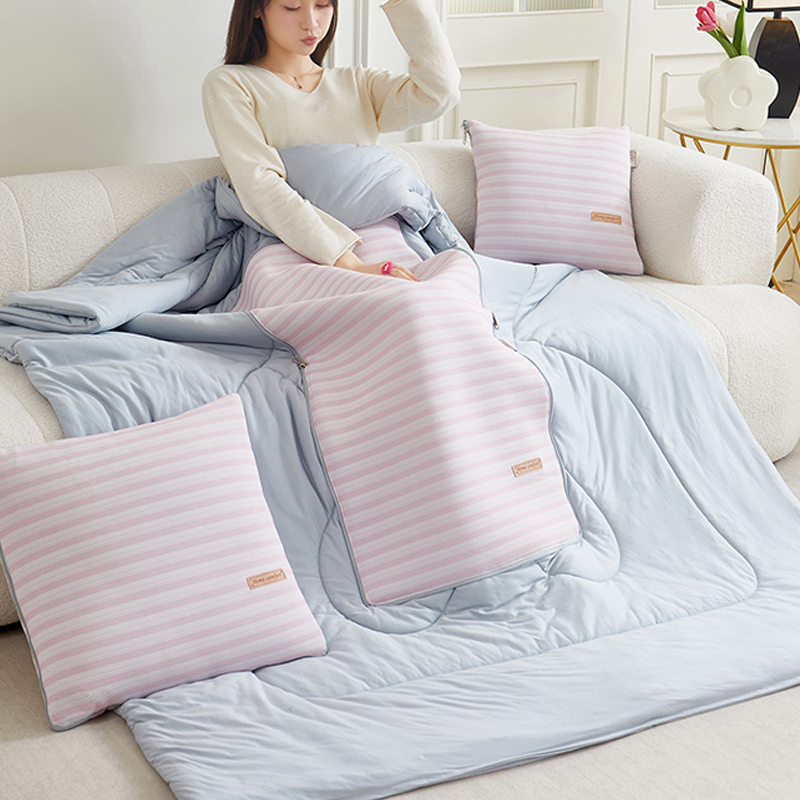 二合一抱枕车用被子两用枕头高档夏被午休四季通用夏凉被车载毯子
