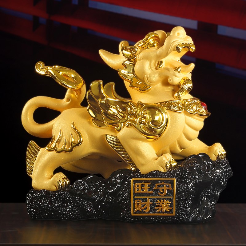 貔貅摆件招财聚财客厅家居装饰客厅办公室工艺品酒柜乔迁开业礼品
