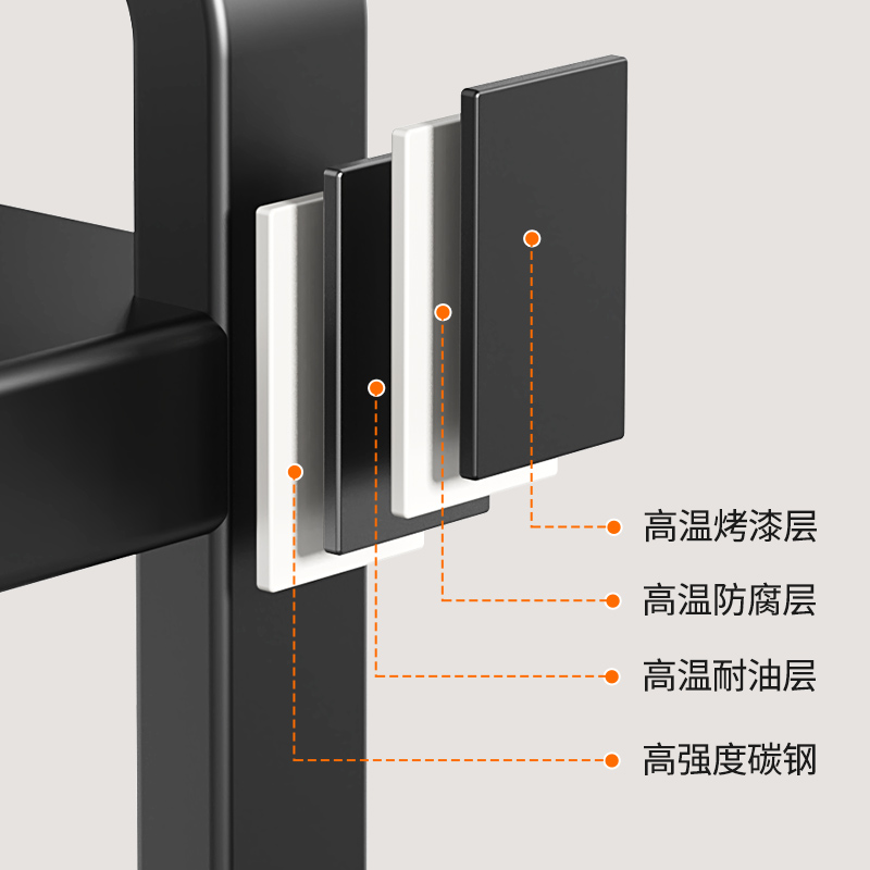 厨房微波炉置物架可伸缩不锈钢烤箱架子家用双层台面厨具收纳支架