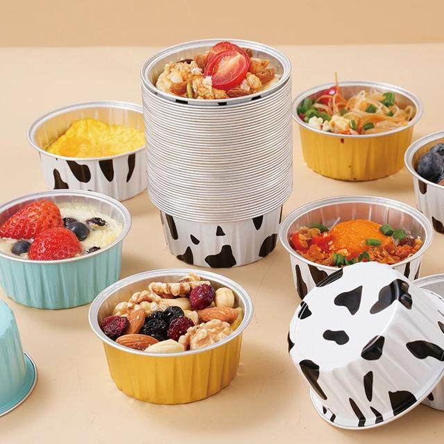 空气炸锅锡纸碗家用烤箱烘焙模具加厚锡纸盘布丁杯,餐饮具,一次性餐盒,淘宝优惠券,粉丝福利购,淘宝优惠卷