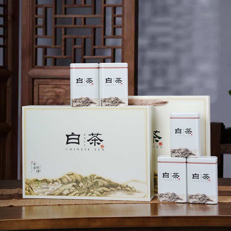 白茶包装盒空礼盒半斤装一斤装茶叶空盒通用安吉白茶礼品盒茶叶盒