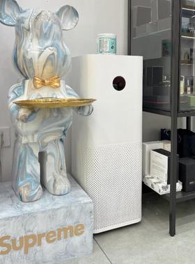 暴力熊客厅落地摆件电视柜沙发旁收纳托盘家居装饰乔迁新居送礼