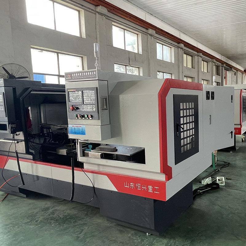 精密数控机床双头数控车床优点托辊轴车挡圈槽机床