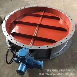 电动800N.m通风蝶阀改电动法兰式风门改造烟道调风阀改造D941X