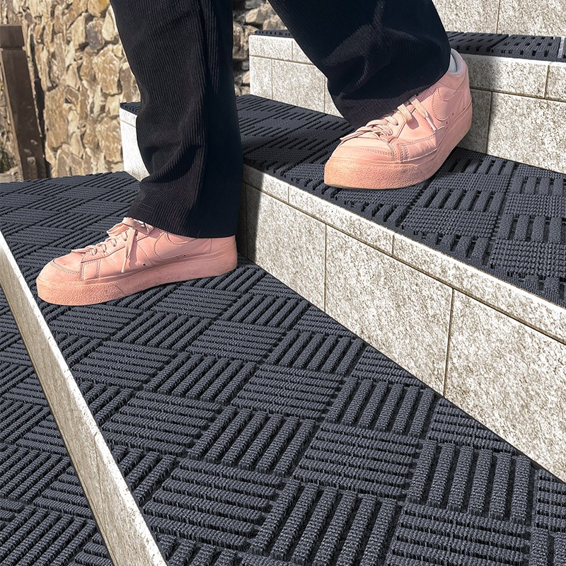 户外楼梯踏步垫除尘垫子商用门口地毯定制地垫冬T天室外台阶防滑