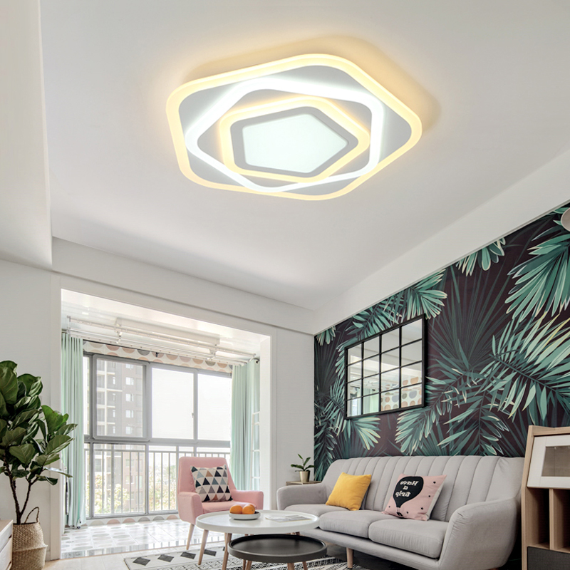 LED吸顶灯温馨浪漫房间主卧室灯2025新款简约现代家用大气客厅灯