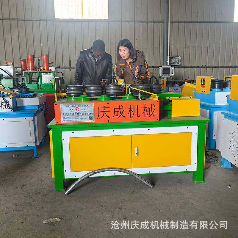 楼梯护栏弯管机九轮数控弯弧机大棚弯弧机铁艺品加工弯管机