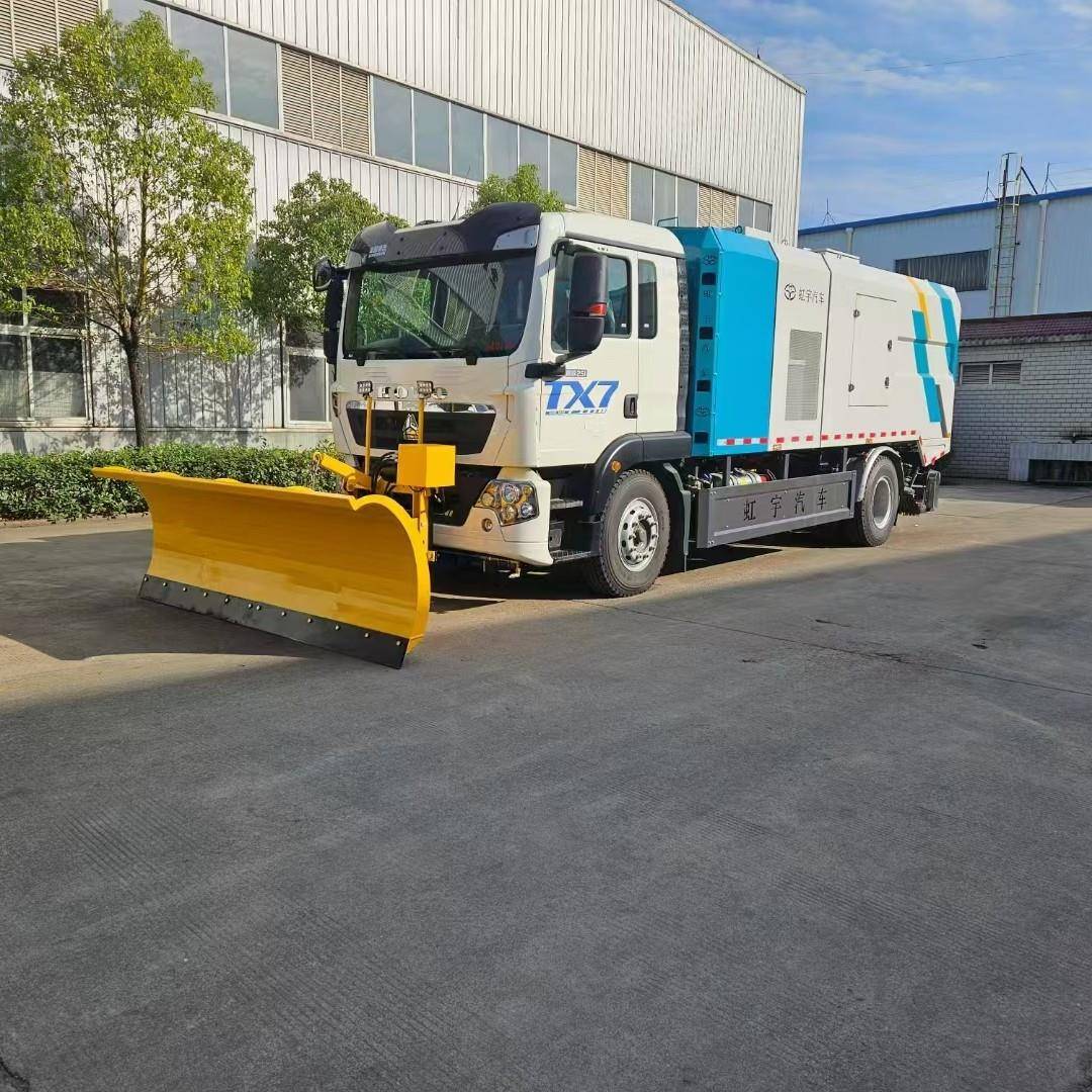 车载式除雪铲环卫车皮卡装载机加装推雪铲扫雪设备清雪滚刷推雪铲