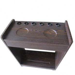 架杆房桌球耐磨10器密度板立式球台球杆复古孔杆落地用材架架孔6