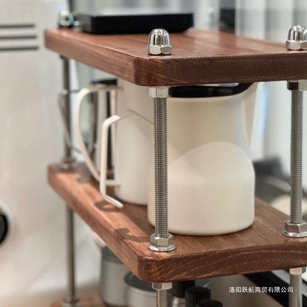 中古风置物架架子厨房架子公桌隔层架工位桌面收纳小书架茶杯架,收纳整理,阳台置物架,淘宝优惠券,粉丝福利购,淘宝优惠卷