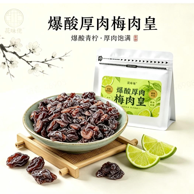 潮汕风味爆酸厚肉话梅果脯零食