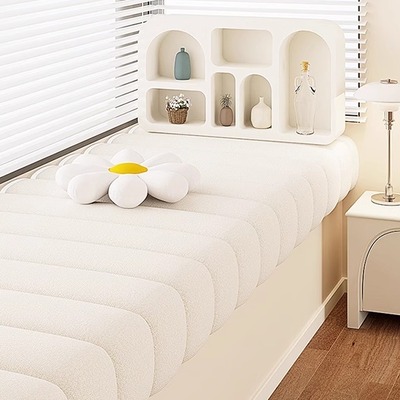 【YBOLE】可拆洗泰迪绒飘窗垫窗台坐垫2024新款四季阳台垫子定制