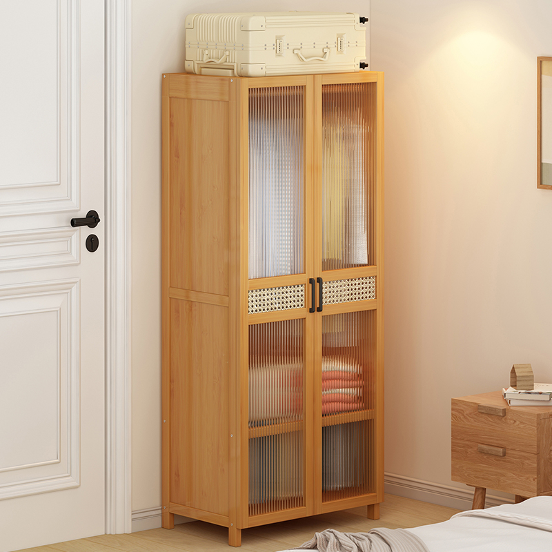 简易拉手衣柜家用小户型出租房结实耐用组装衣橱新款2023爆款