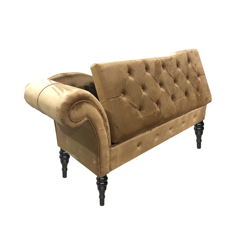 美式小户型客厅休闲贵妃榻阳台沙发卧室床尾床边凳懒人躺椅换鞋凳