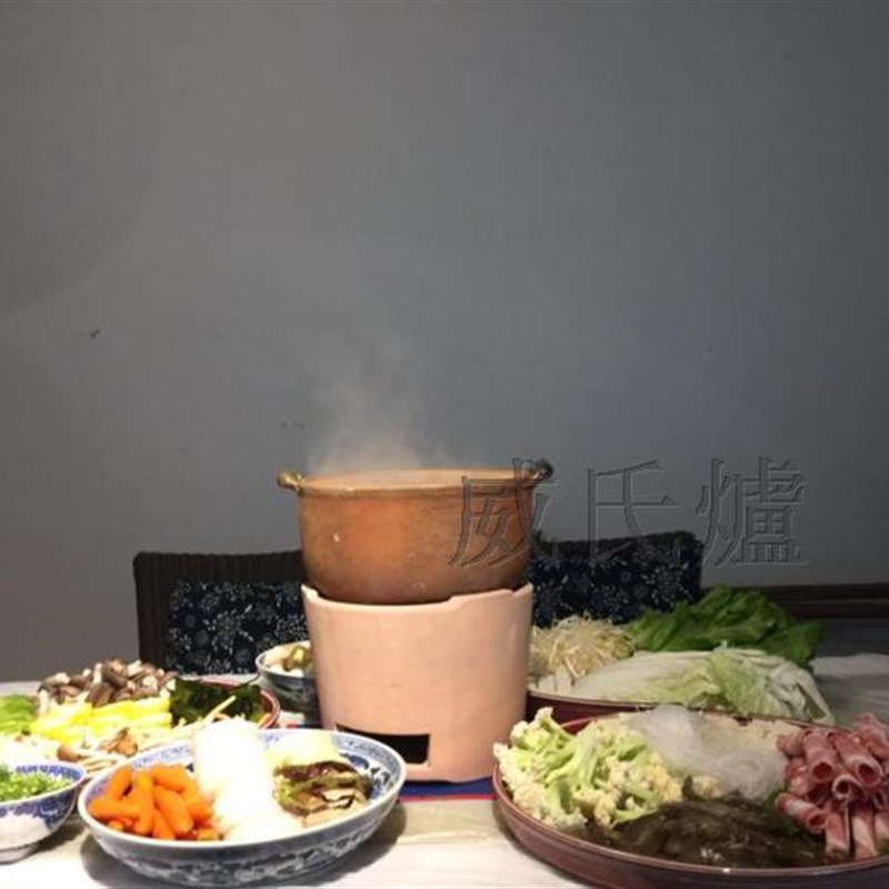 传统粗陶火锅土砂锅明火陶土炖煲瓦锅养生煲汤锅打边炉用土锅泥锅