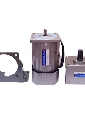 2500W箱调速电机带马达交流22V单相配齿轮减速6GU-40K调速器可逆