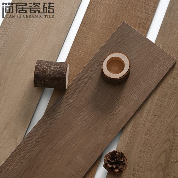 复古风原木色多版面全瓷木纹砖瓷砖 客厅卧室地砖地板砖150*900
