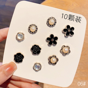 防走光纽扣衣领暗扣胸针防曝光纽扣隐形扣按扣钉扣暗扣防走光免缝