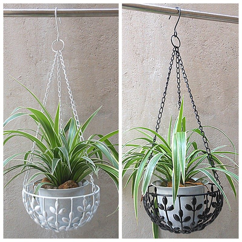 铁艺吊挂花盆 悬挂式吊篮花架 垂吊绿萝吊兰盆吊盆 吊花篮架挂架,鲜花速递/花卉仿真/绿植园艺,花架,淘宝优惠券,粉丝福利购,淘宝优惠卷