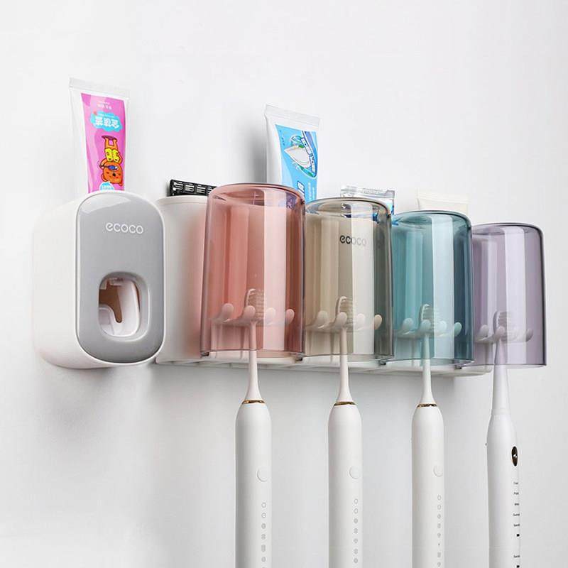 自动挤牙膏器挂牙刷牙膏架壁挂式墙上牙膏挂架挤压器牙刷置物架子,家庭/个人清洁工具,挤牙膏器,淘宝优惠券,粉丝福利购,淘宝优惠卷