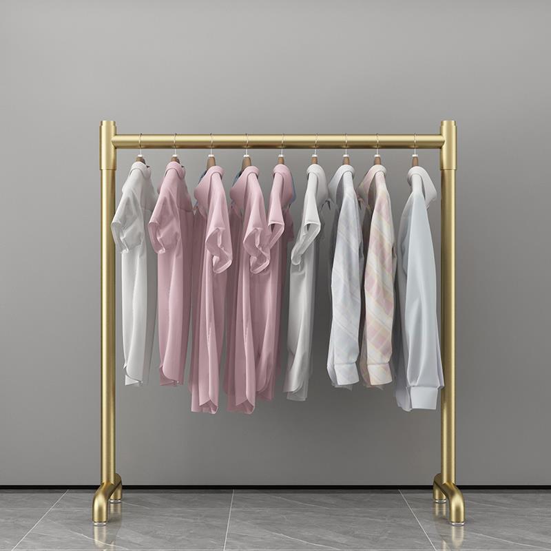 晾衣架落地卧室挂衣架阳台折叠家用凉晒户外挂衣杆捍凉晒被子管架