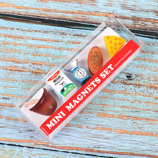 迷你套装冰箱贴可爱雪糕水果磁性贴送朋友同学老外小礼物