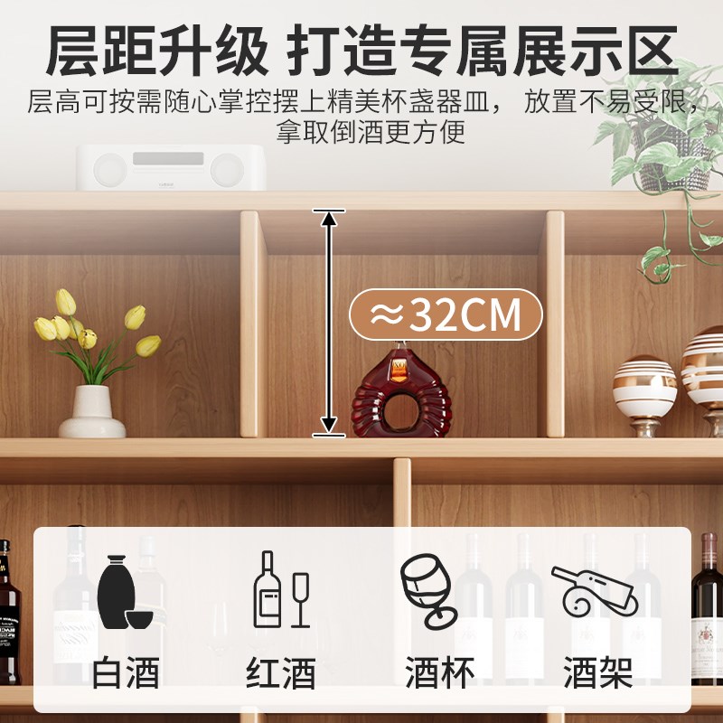博古架实木中式茶柜置物架茶叶展示柜隔断多宝阁客厅茶架摆件架子
