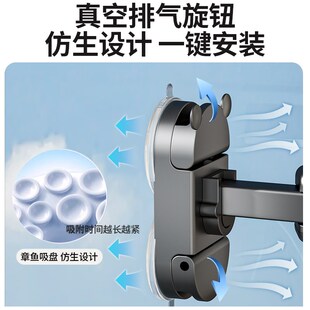 可伸缩吸盘晾衣架家用晾衣杆免打孔阳台窗户玻璃室内晾晒被子神器